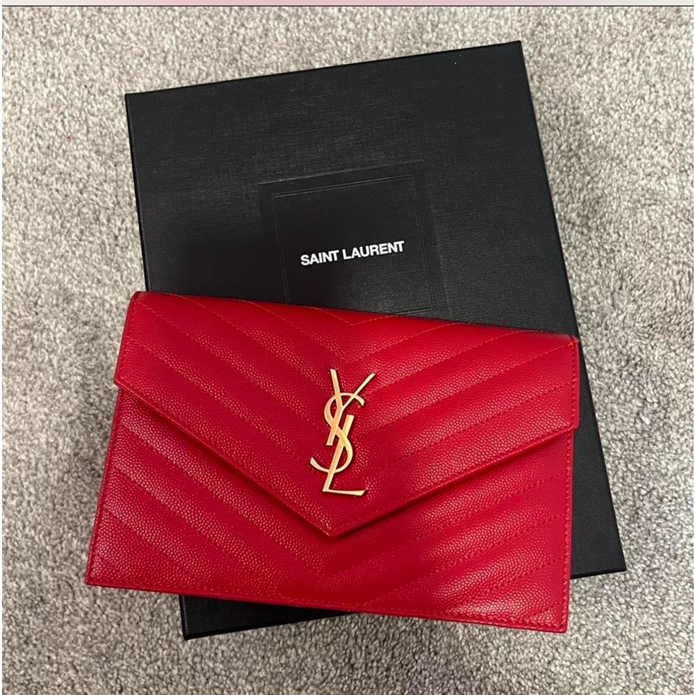 YSL red envelope purse